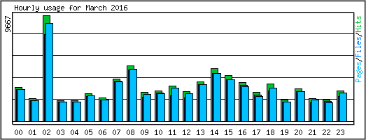 Hourly usage