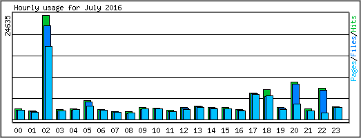 Hourly usage