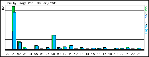 Hourly usage