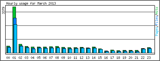 Hourly usage