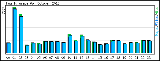 Hourly usage