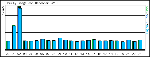 Hourly usage