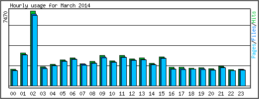 Hourly usage