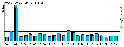 Hourly usage