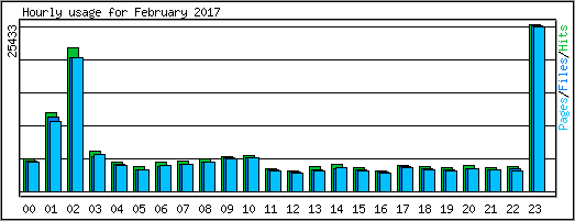 Hourly usage