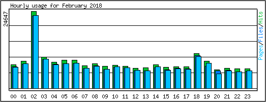 Hourly usage